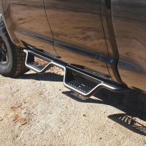 Toyota Tundra Nerf Step Bars - Westin - Outlaw Drop, Cab Length - Textured Black - `07-`21 Toyota Tundra Nerf Step Bars - Westin - Outlaw Drop, Cab Length - Textured Black - `07-`21