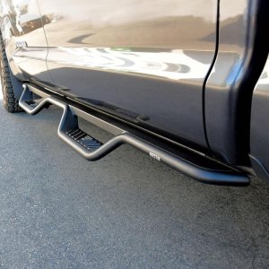 Toyota Tundra Nerf Step Bars - Westin - Outlaw Drop - Textured Black - `07-`21 Toyota Tundra Nerf Step Bars - Westin - Outlaw Drop - Textured Black - `07-`21