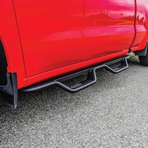 GMC Sierra 1500 Nerf Bars - Westin - Outlaw Drop - Textured Black - `14-`18 GMC Sierra 1500 Nerf Bars - Westin - Outlaw Drop - Textured Black - `14-`18