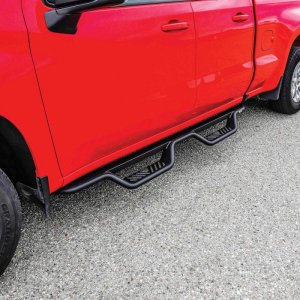 GMC Sierra 2500 Nerf Bars - Westin - Outlaw Drop - Textured Black - `14-`18