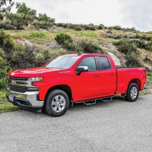 GMC Sierra 2500 Nerf Bars - Westin - Outlaw Drop - Textured Black - `14-`18