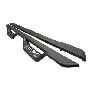 Chevrolet Silverado 1500 Nerf Step Bars - Westin - Outlaw Drop, 4 in Drop, Cab Length - Textured Black - `14-`18