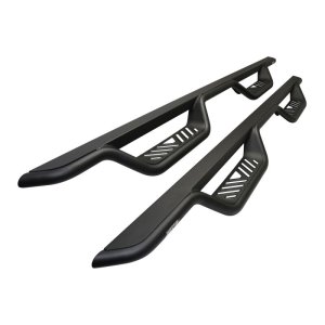 GMC Sierra Nerf Step Bars - Westin - Outlaw Drop, 4 in Drop, Cab Length - Textured Black - `14-`18 GMC Sierra Nerf Step Bars - Westin - Outlaw Drop, 4 in Drop, Cab Length - Textured Black - `14-`18