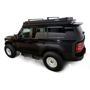 Toyota Land Cruiser Nerf Bars - Westin - Outlaw Drop - Textured Black - `24-`26