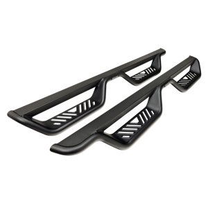 Toyota Land Cruiser Nerf Bars - Westin - Outlaw Drop - Textured Black - `24-`26
