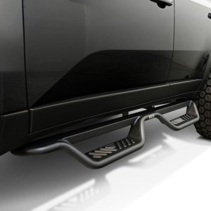 Toyota Land Cruiser Nerf Bars - Westin - Outlaw Drop - Textured Black - `24-`26