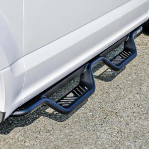Ford F-450 Nerf Bars - Westin - Outlaw Drop - Textured Black - `17-`26 Ford F-450 Nerf Bars - Westin - Outlaw Drop - Textured Black - `17-`26