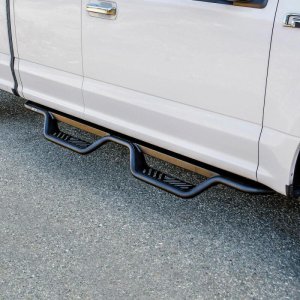 Ford F-450 Nerf Bars - Westin - Outlaw Drop - Textured Black - `17-`26 Ford F-450 Nerf Bars - Westin - Outlaw Drop - Textured Black - `17-`26