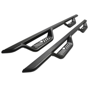 Ford F-150 Nerf Step Bars - Westin - Outlaw Drop - Textured Black - `15-`22
