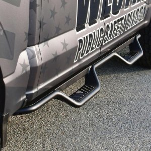 Ford F-350 Nerf Step Bars - Westin - Outlaw Drop - Textured Black - `17-`22 Ford F-350 Nerf Step Bars - Westin - Outlaw Drop - Textured Black - `17-`22
