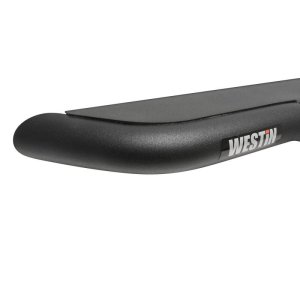 GMC Sierra Nerf Step Bars - Cab Length - Westin - Outlaw Drop - Textured Black - `19-`22
