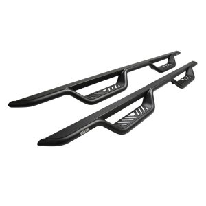 Chevrolet Silverado Nerf Step Bars - Westin - Outlaw Drop - Textured Black - `19-`22