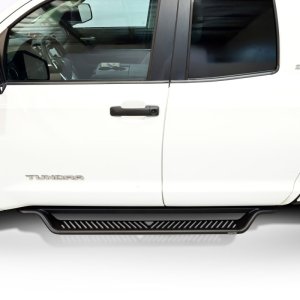 Toyota Tundra Double Cab Running Boards - Westin - Outlaw - Textured Black - `07-`21