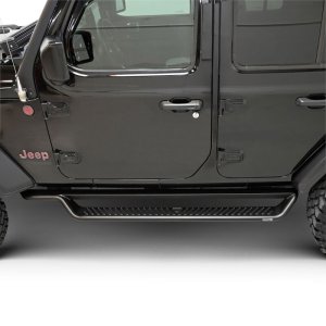 Jeep Wrangler Running Boards - Westin - Outlaw Drop - Textured Black - `18-`26