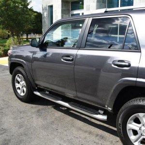 Toyota 4Runner Nerf Bars - Westin - PRO TRAXX 4 Oval - Polished Stainless Steel - `14-`17