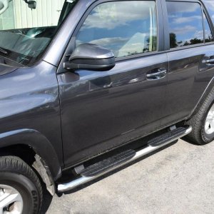 Toyota 4Runner Nerf Bars - Westin - PRO TRAXX 4 Oval - Polished Stainless Steel - `14-`17