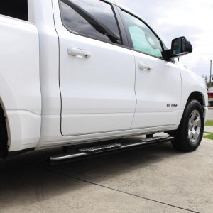 Ram 1500 Quad Cab Nerf Bars - Westin - PRO TRAXX 4 Oval - Black - `19-`20
