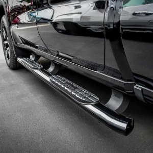 Chevrolet Silverado 1500 Nerf Bars - Westin - PRO TRAXX 4 Oval - Black - `19-`20