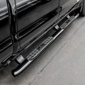 Chevrolet Silverado 1500 Nerf Bars - Westin - PRO TRAXX 4 Oval - Black - `19-`20