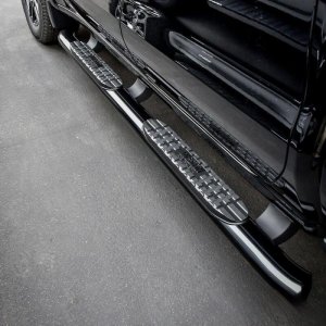 Chevrolet Silverado 1500 Nerf Bars - Westin - PRO TRAXX 4 Oval - Black - `19-`20