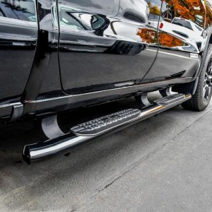 GMC Sierra 1500 Nerf Bars - Westin - PRO TRAXX 4 Oval - Black - `19-`20