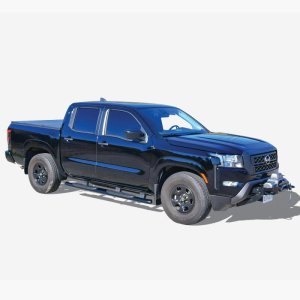 Nissan Frontier Crew Cab Nerf Bars - Westin - PRO TRAXX 4 Oval - Black - 2022+