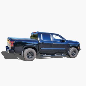Nissan Frontier Crew Cab Nerf Bars - Westin - PRO TRAXX 4 Oval - Black - 2022+