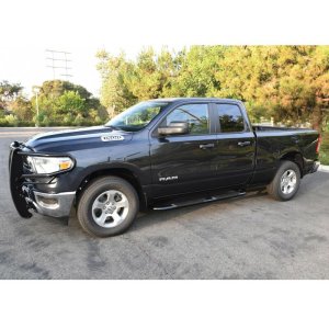 Dodge Ram 1500 Nerf Bars - Westin - Platinum 4 Oval - Black - `19-`20
