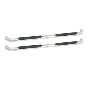 Chevrolet Silverado 1500 Nerf Bars - Westin - Platinum 4 Oval - Polished Stainless Steel - `19-`22