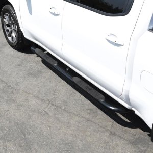 Chevrolet Silverado 1500 Crew Cab Nerf Bars - Westin - Platinum 4 - Black - 2019