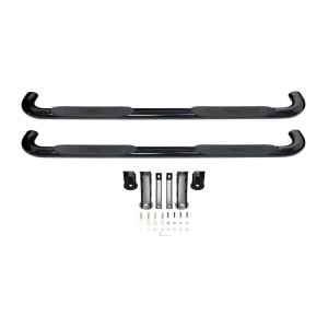 GMC Sierra 1500 Crew Cab Nerf Bars - Westin - Platinum 4 - Black - 2019