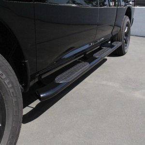 Dodge 1500 Nerf Bars - Westin - PRO TRAXX 5 Oval Wheel to Wheel - Black - `09-`18