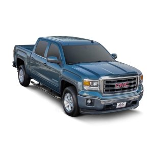 Chevrolet Silverado 1500 Nerf Bars - Westin - PRO TRAXX 5 Oval Wheel to Wheel - Stainless Steel - `07-`18