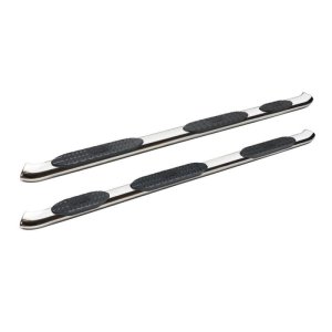 GMC Sierra 1500 Nerf Bars - Westin - PRO TRAXX 5 Oval Wheel to Wheel - Stainless Steel - 2019
