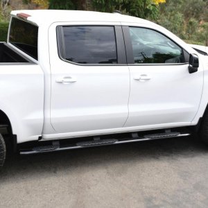 GMC Sierra 1500 Nerf Bars - Westin - PRO TRAXX 5 Oval Wheel to Wheel - Black - 2019