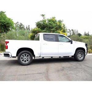 GMC Sierra 1500 Nerf Bars - Westin - PRO TRAXX 5 Oval Wheel to Wheel - Black - 2019