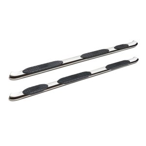 Chevrolet Silverado Nerf Bars - Wheel to Wheel - Westin - PRO TRAXX 5 Oval W2W - Polished Stainless Steel - 2019