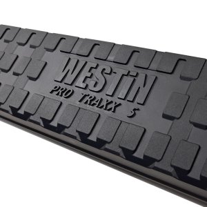 Toyota 4Runner Nerf Step Bars - Westin - PRO TRAXX 5 Oval - Semi-Gloss Black - 2025+