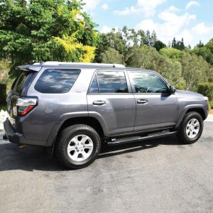 Toyota 4Runner Nerf Bars - Westin - PRO TRAXX 5 Oval - Black - `14-`17