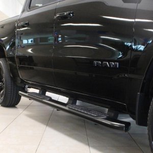 Ram 1500 Crew Cab Nerf Bars - Westin - PRO TRAXX 5 Oval - Black - 2019 Ram 1500 Crew Cab Nerf Bars - Westin - PRO TRAXX 5 Oval - Black - 2019
