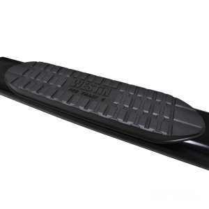 Chevrolet Silverado Crew Cab Nerf Bars - Westin - PRO TRAXX 6, Oval - Black - `19-`21