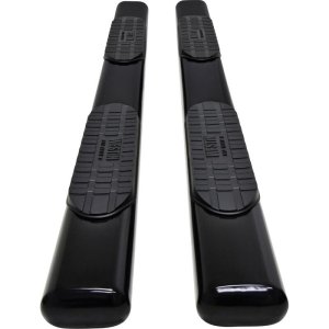 Chevrolet Silverado Crew Cab Nerf Bars - Westin - PRO TRAXX 6, Oval - Black - `19-`21