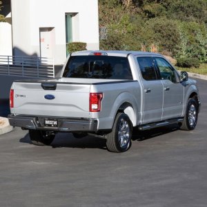 Ford F-150 Nerf Step Bar Mount Kit - Westin - Premier Oval - Black - `15-`18