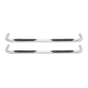 Dodge Dakota Club Cab Nerf Bars - Westin - E-Series 3 Round - Polished Stainless Steel - `05-`11