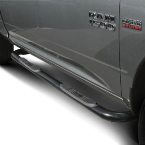 Dodge Ram 1500 Crew Cab Nerf Bars - Westin - E-Series 3, Dual Step Pad - Black - `09-`18