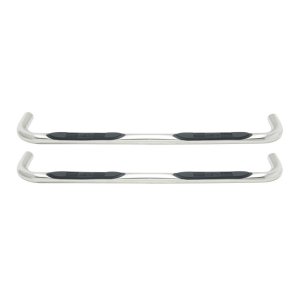 GMC Canyon Nerf Bars - Westin - E-Series 3 Round Nerf Step Bars - Polished Stainless Steel - `15-`18
