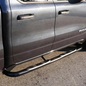 Ram 1500 Crew Cab Nerf Bars - Westin - E-Series 3 - Black - `19-`20