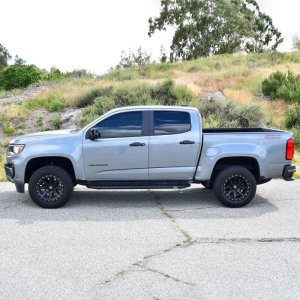 GMC Canyon Running Boards - Westin - Outlaw - Textured Black - `15-`24