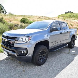 GMC Canyon Running Boards - Westin - Outlaw - Textured Black - `15-`24