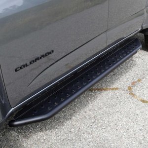 GMC Canyon Running Boards - Westin - Outlaw - Textured Black - `15-`24